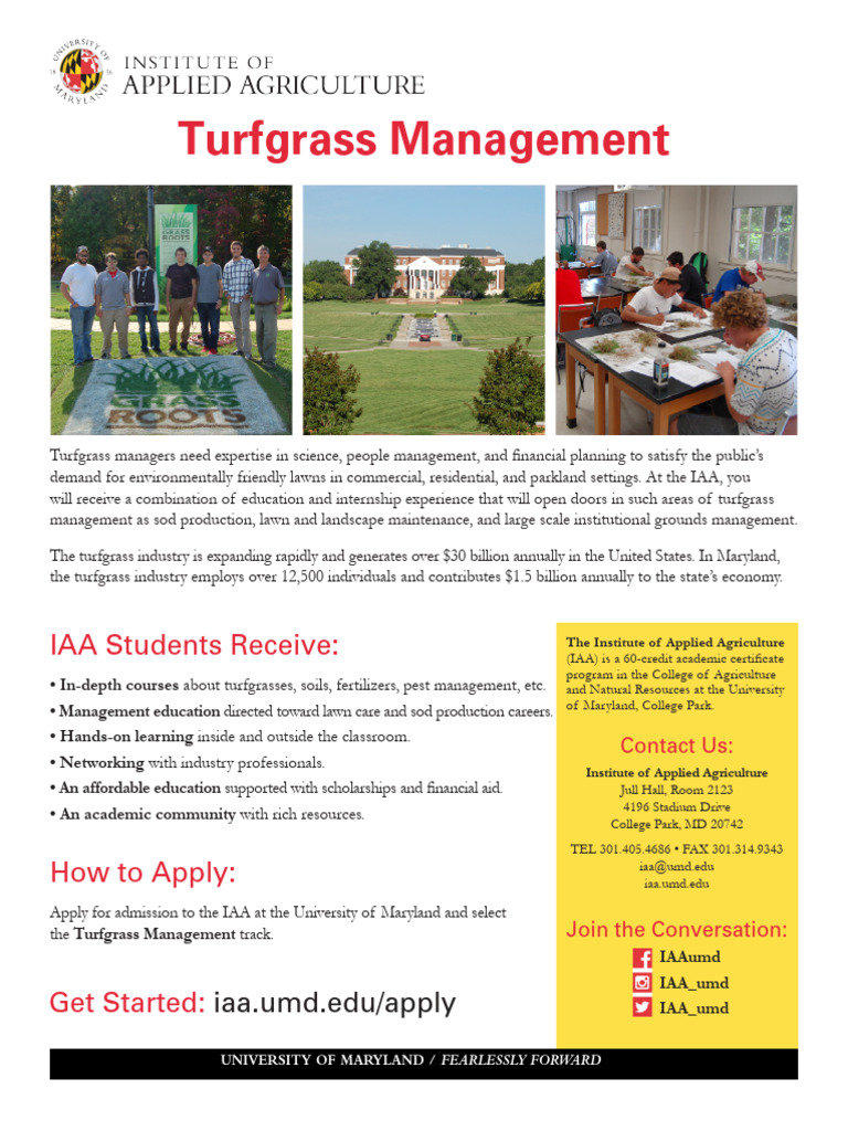 2023 Turfgrass Management Curriculum Guide | PDF