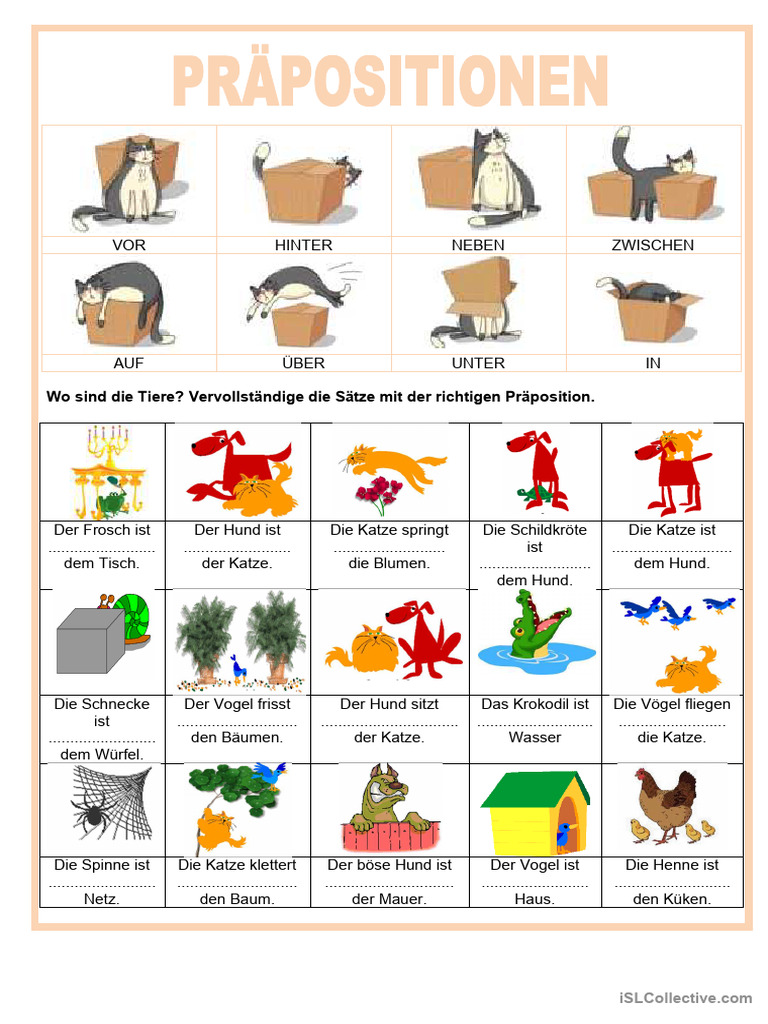 Präpositionen | PDF