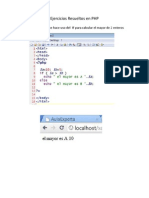 Ejercicios PHP IF, FOR, vectores, formularios