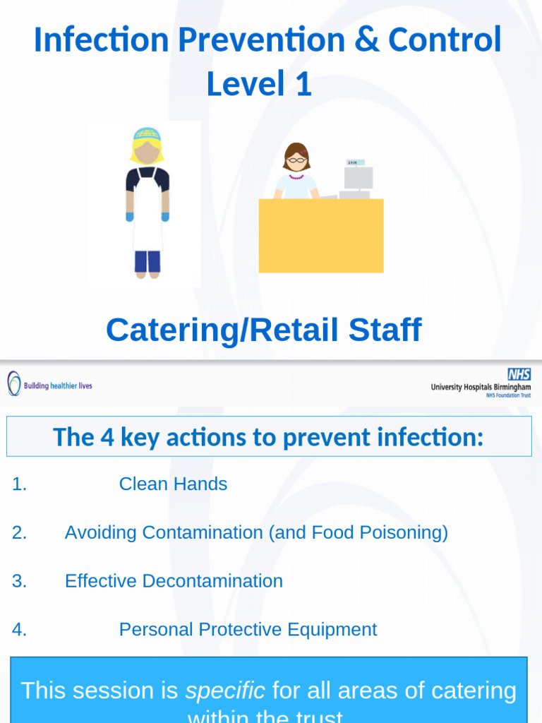 Final Infection Prevention Control Level 1 - Catering | PDF