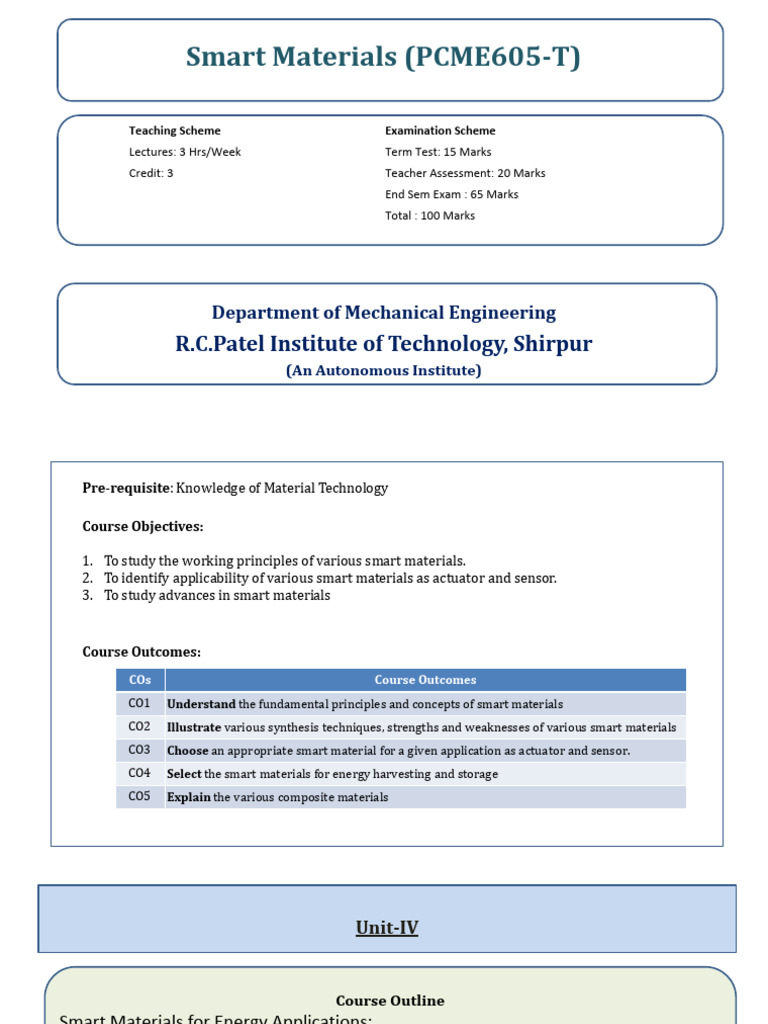 SM Unit IV | PDF