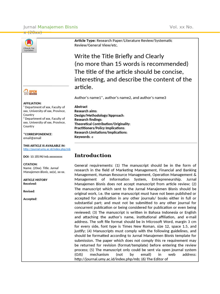 Template Mabis New | PDF