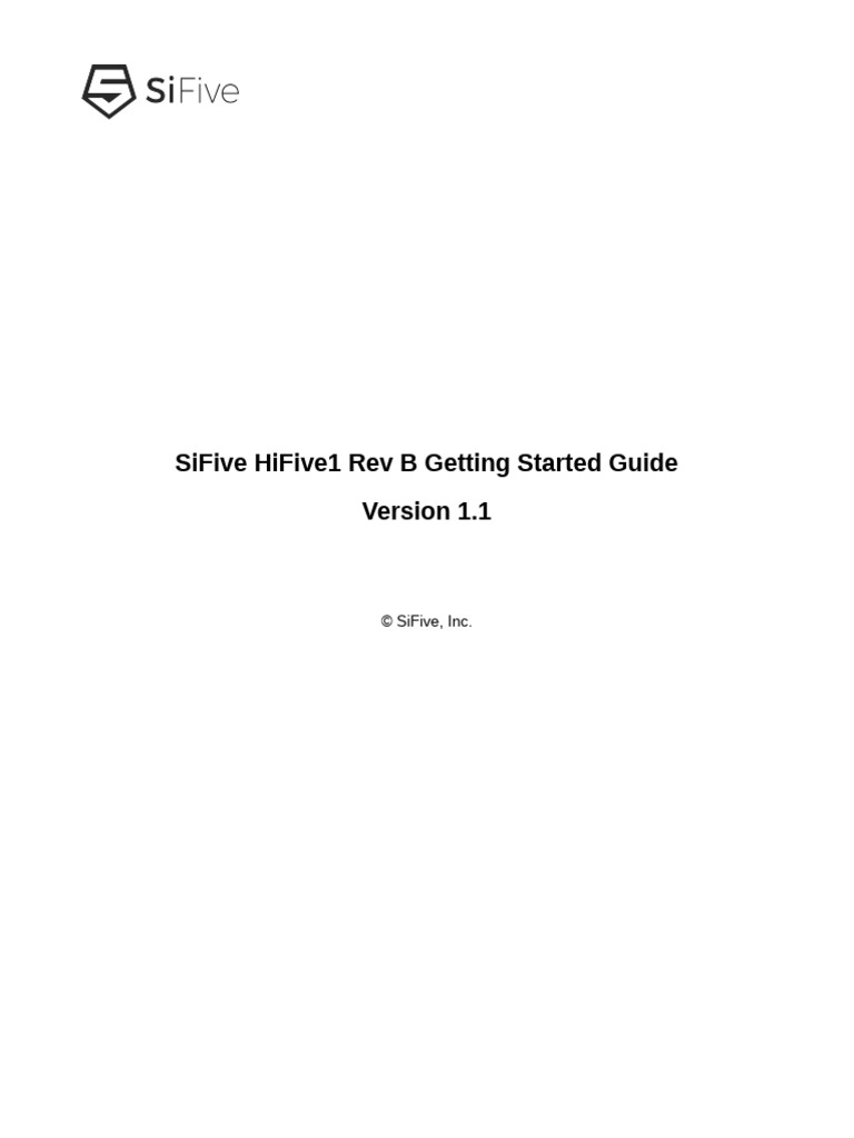 HiFive1 Rev B Getting Started Guide | PDF | Usb | Integrated ...
