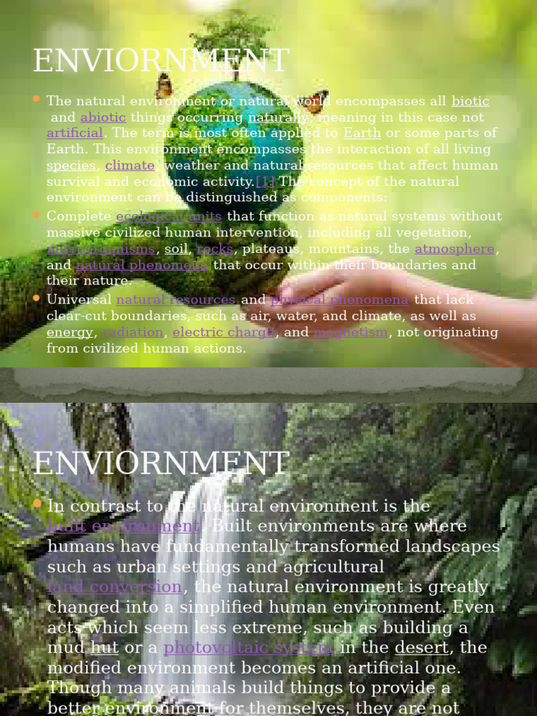 ENVIORNMENT | PDF