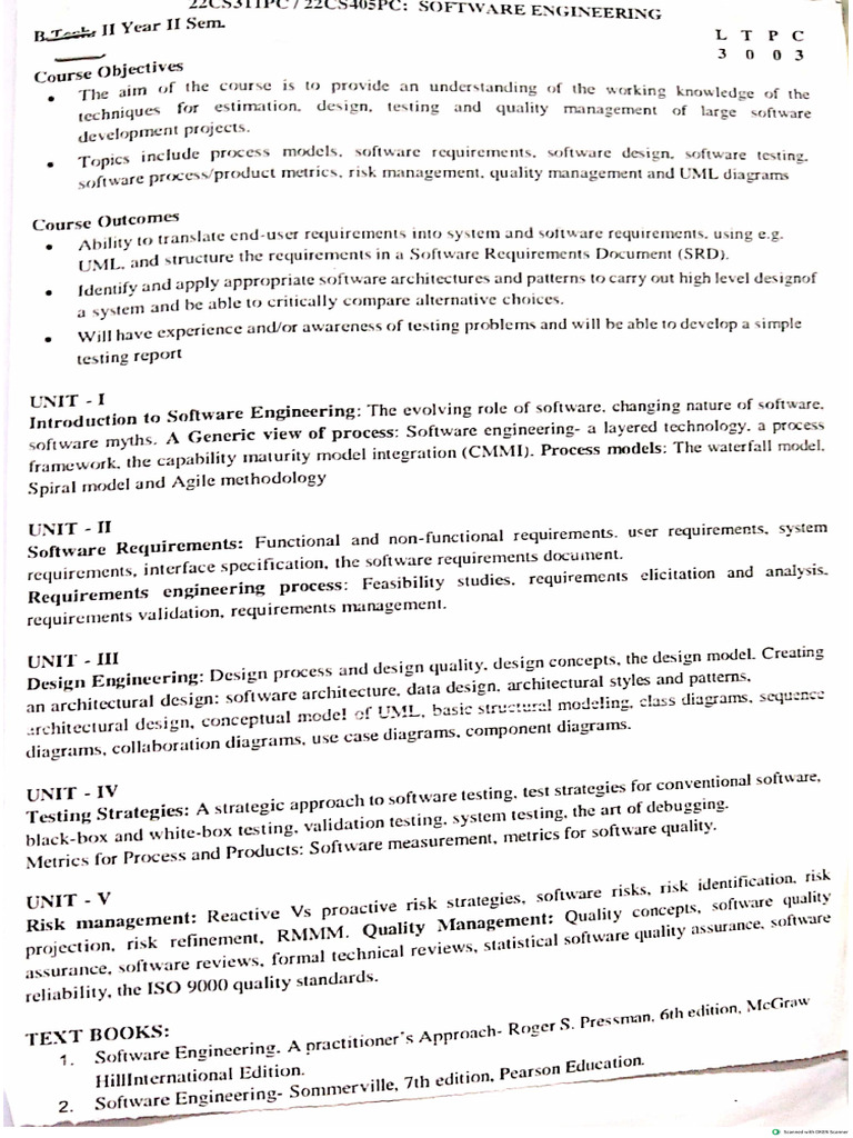 SE Notes 1st Unit | PDF