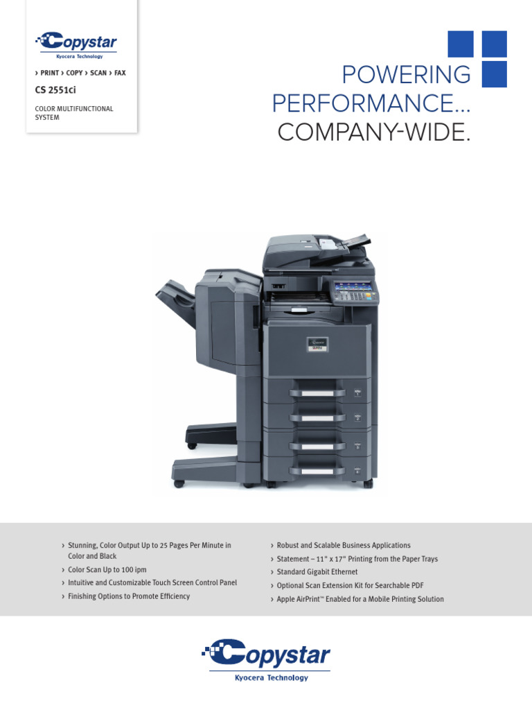 Coptstar Cs2551ci Brochure | PDF