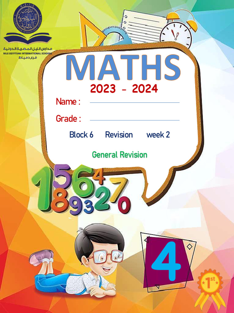 Grade 4 Math Revision Guide | PDF | Length | Perpendicular