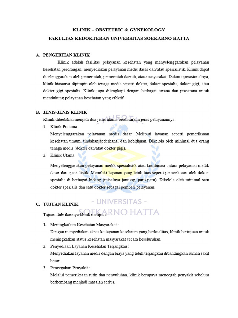 Klinik Unsha | PDF