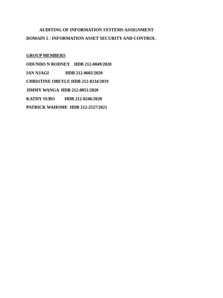 AIS ASSIGNMENT | PDF