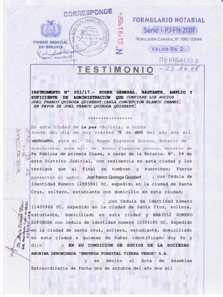 Carta Poder | PDF