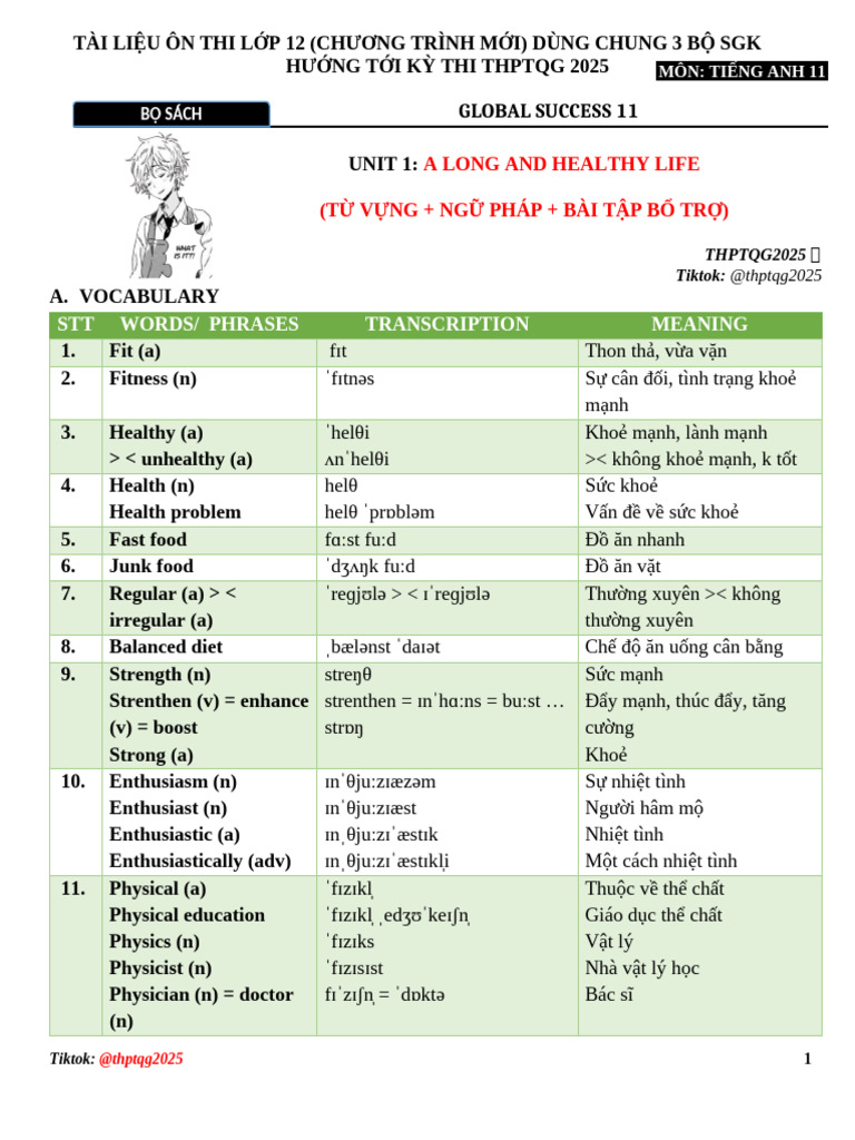 Unit 1 - HS | PDF
