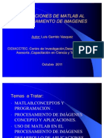 Aplicaciones de Matlab Al Procesamiento de Imagenes