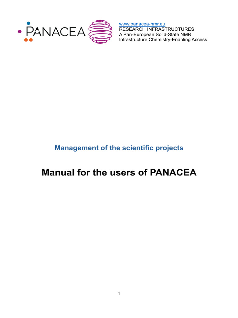 PANACEA User Project Submission Guide | PDF | Computing | Technology ...