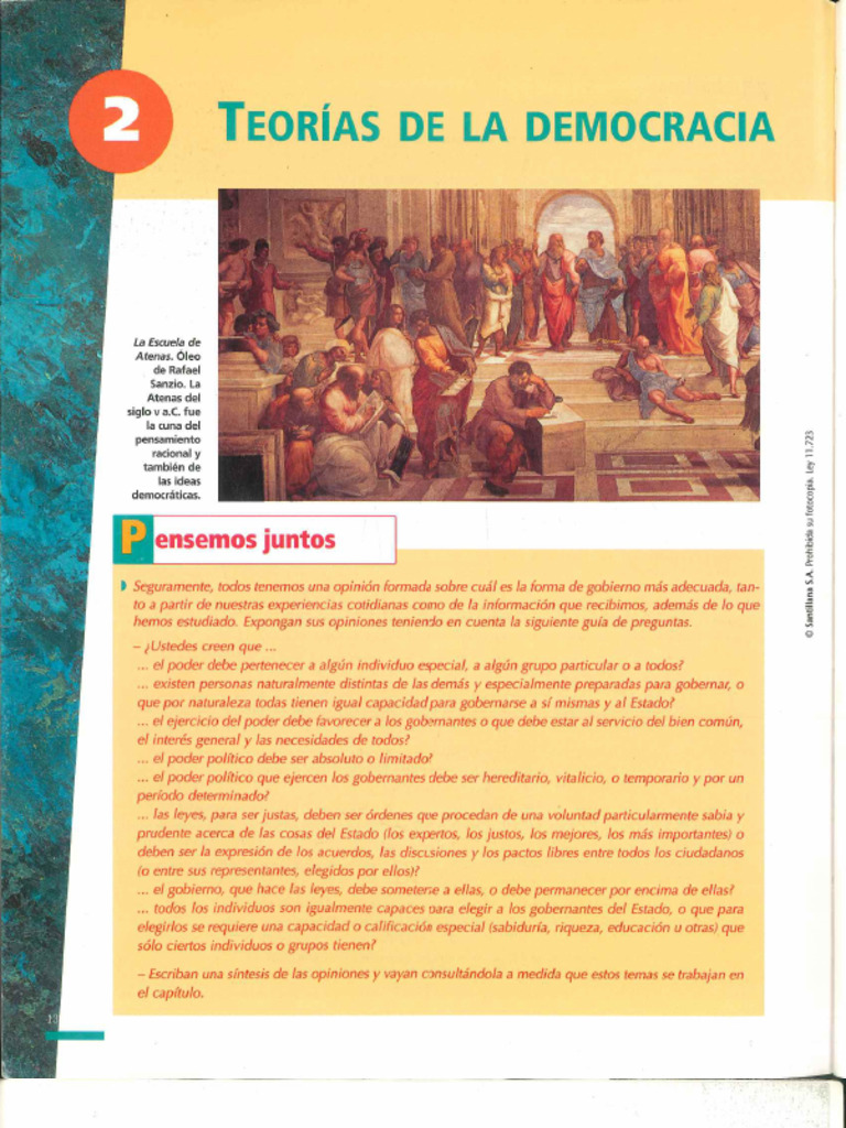 Teoria Sobre La Democracia | PDF
