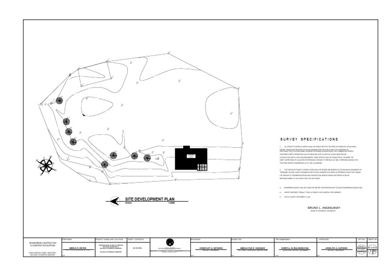 Site Development Plan: Survey Specifications | PDF
