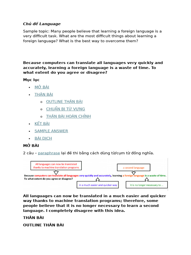Importance of Learning Foreign Languages | PDF | Translations | Business