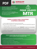 Manual do Sistema MTR: Acesso e Cadastro | PDF | Desperdício