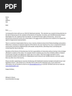 State Legs Letter