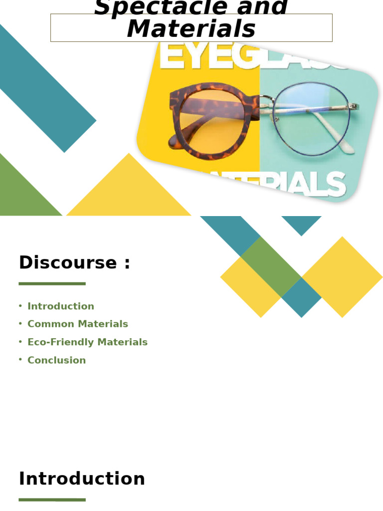 Specs & Materials | PDF