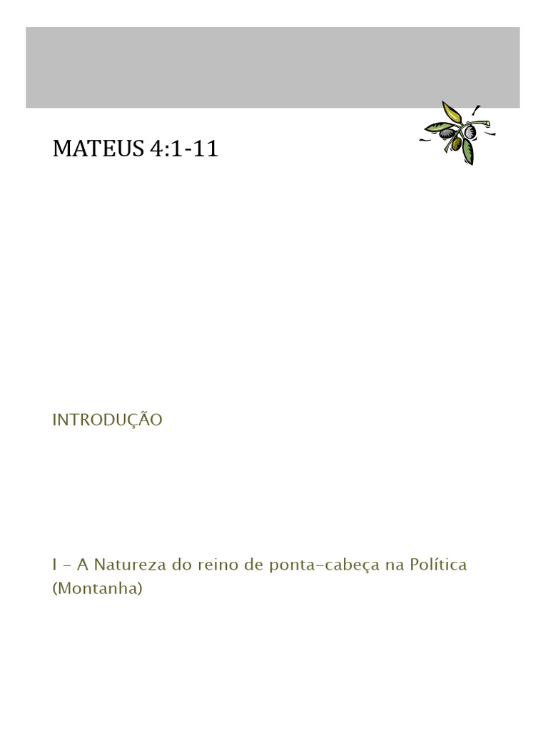 A Natureza Do Reino de Ponta-Cabeã A | PDF