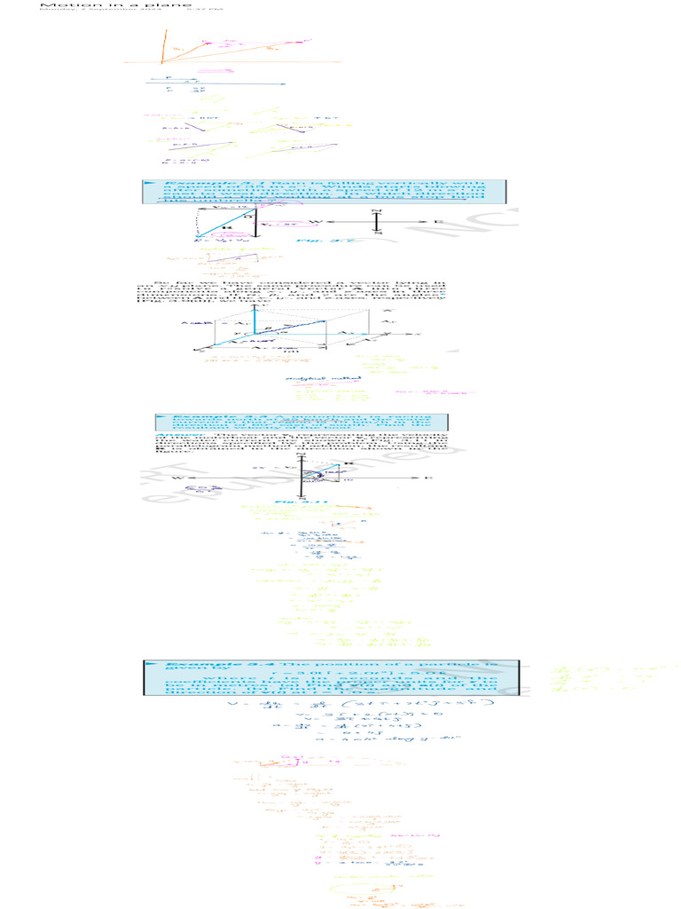 3 Motion in A Plane | PDF