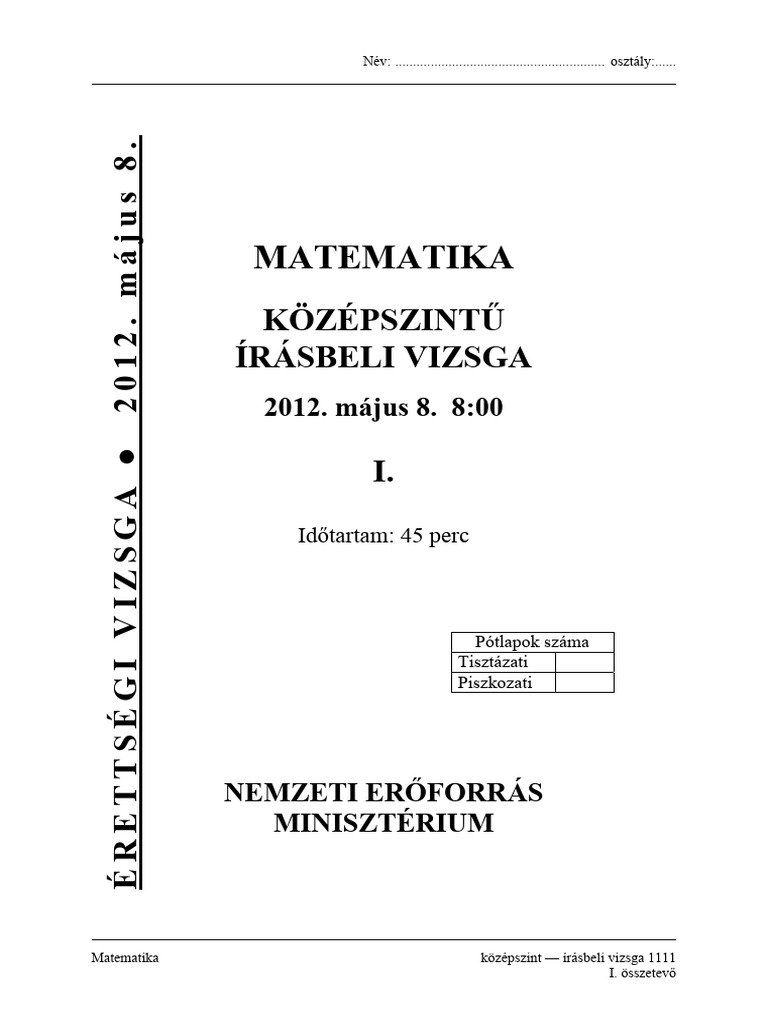 K Matma 12maj FL | PDF