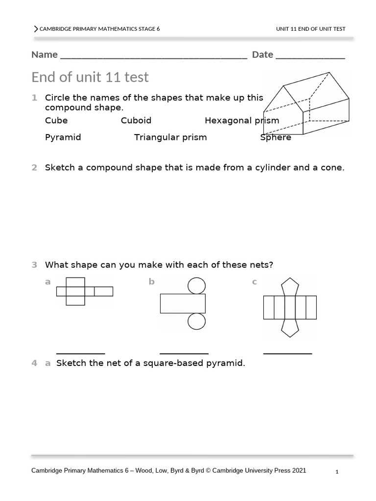 Stage 6 Unit 11 EofU Test | PDF