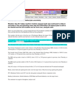 NewKerala - Sept 26, 2008 - Markets End in Red On US Bailout Plan Uncertainty