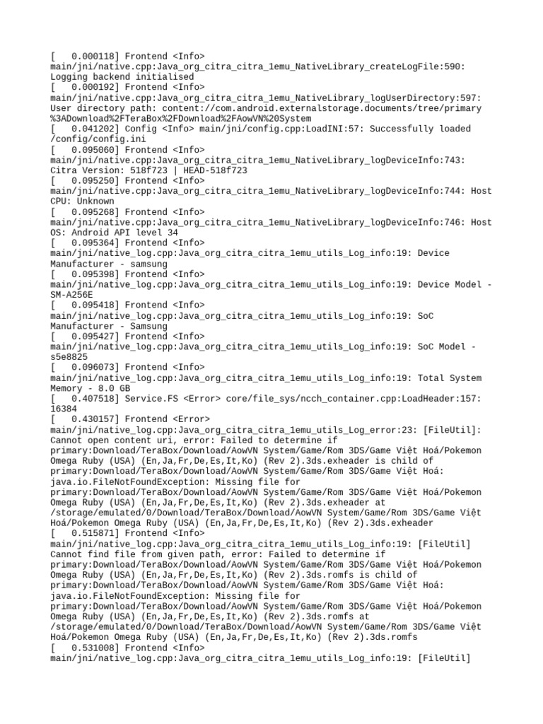 Citra Log - Txt.old | PDF