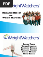 Weight Watchers Reseach