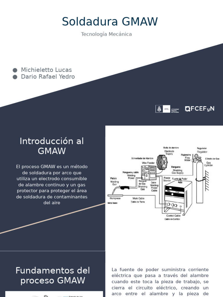 Soldadura GMAW-Tecnologia Mecanica | PDF