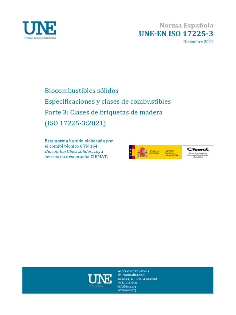 Une-En Iso 17225-3 | PDF