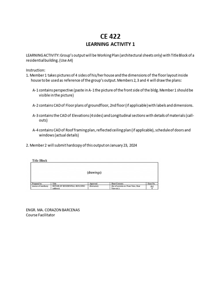 Learning Activity 1 Pdf