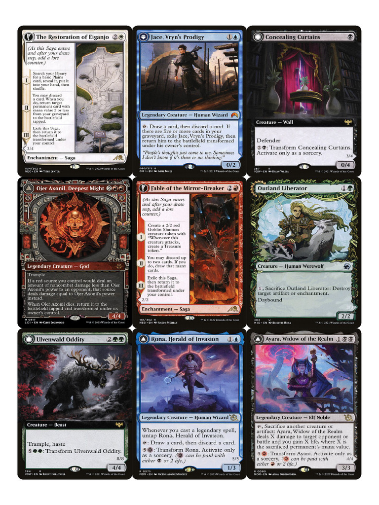 Vintage Cube MTG Print | PDF