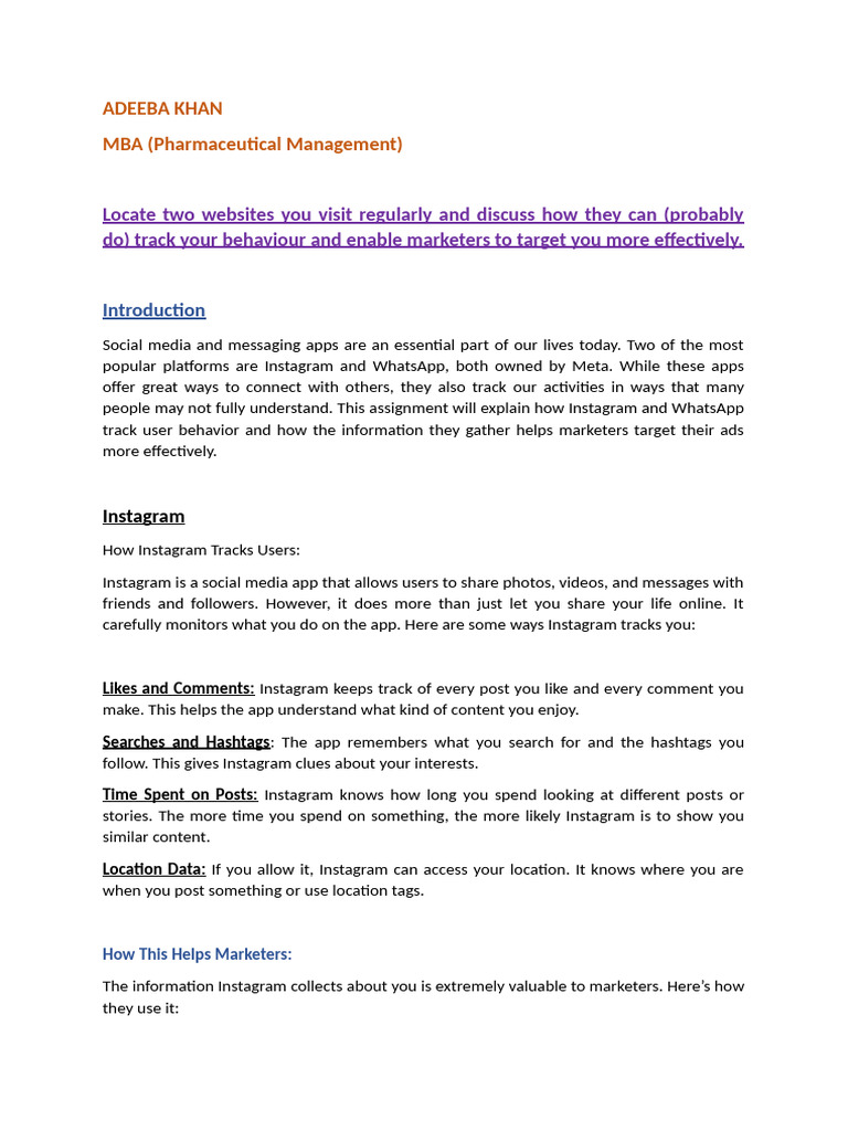 ADEEBA KHAN - Website | PDF