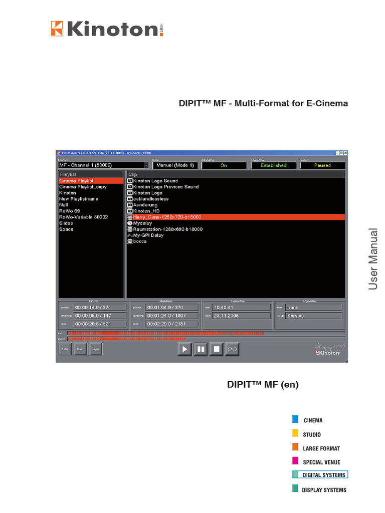 DIPIT MF Cinema - e | PDF