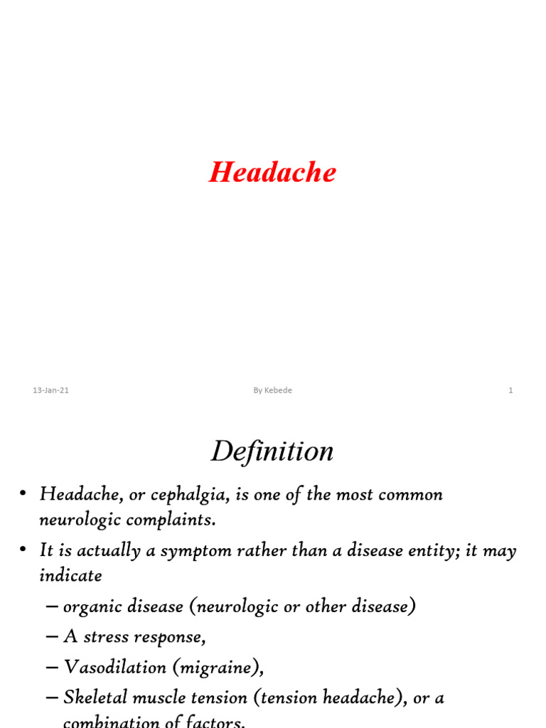 3 Headache | PDF
