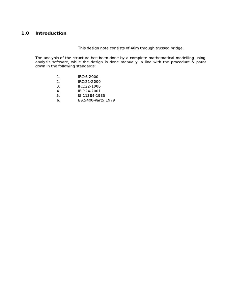 Steel Truss Bridge Design Example | PDF
