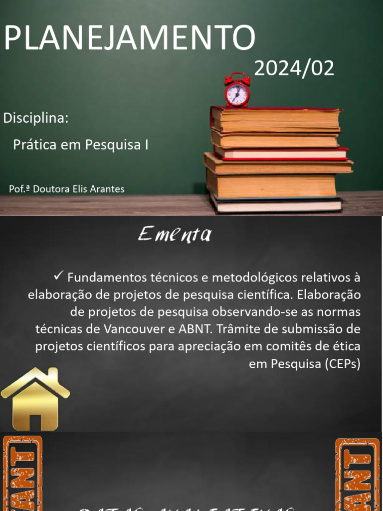 01 Aula - Apresentação Da Disciplina | PDF