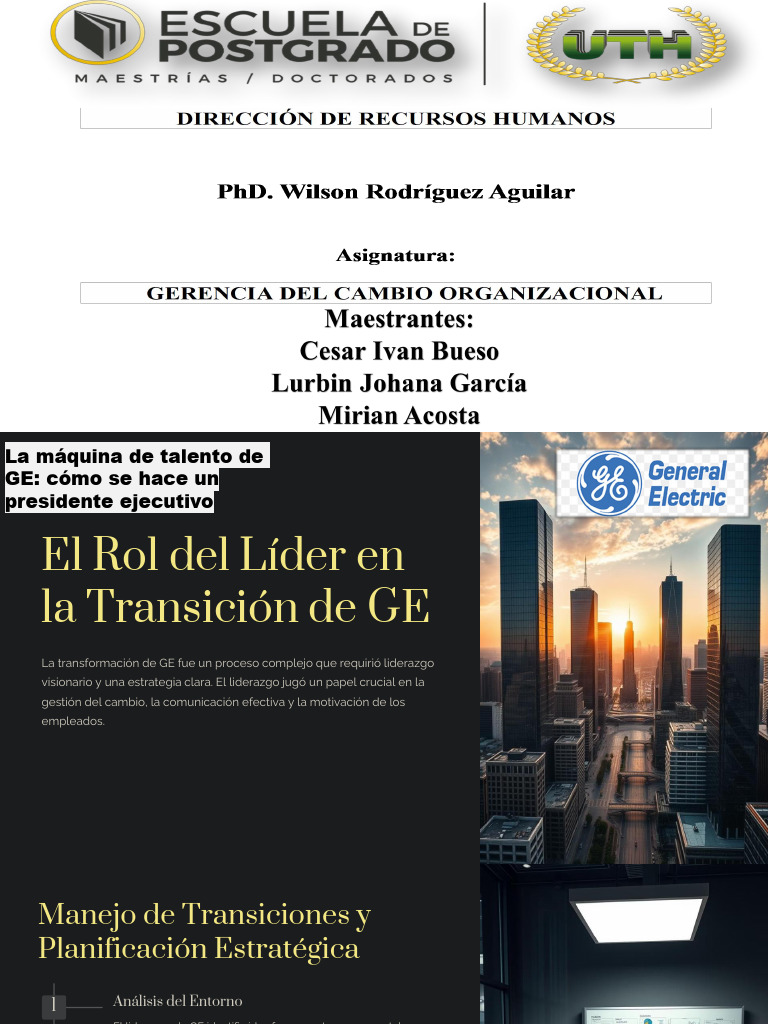 Caso Harvard 1 GE La Maquina Del Talento | PDF