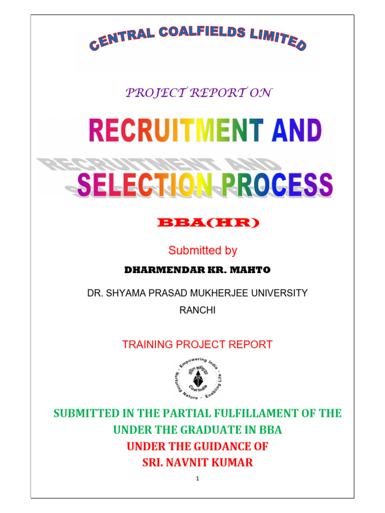Project Report On: Submitted by | PDF