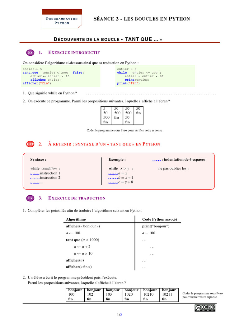 Python S2 2022 | PDF