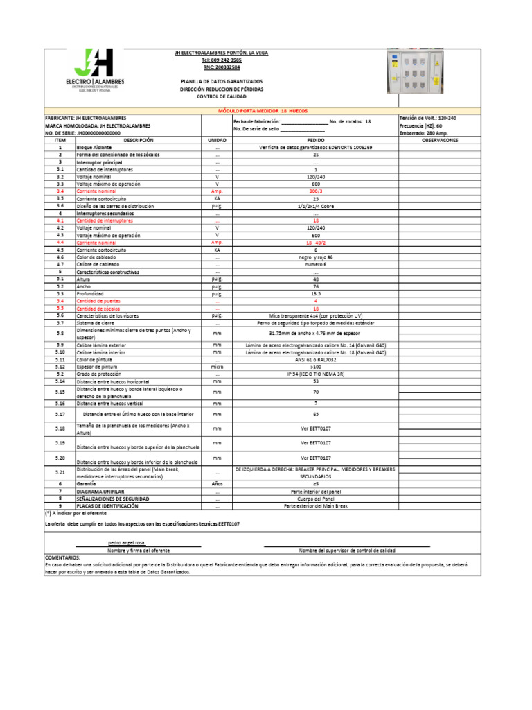 Ficha Modulo 18 Zocalos | PDF | Electricidad | Ingenieria Eléctrica