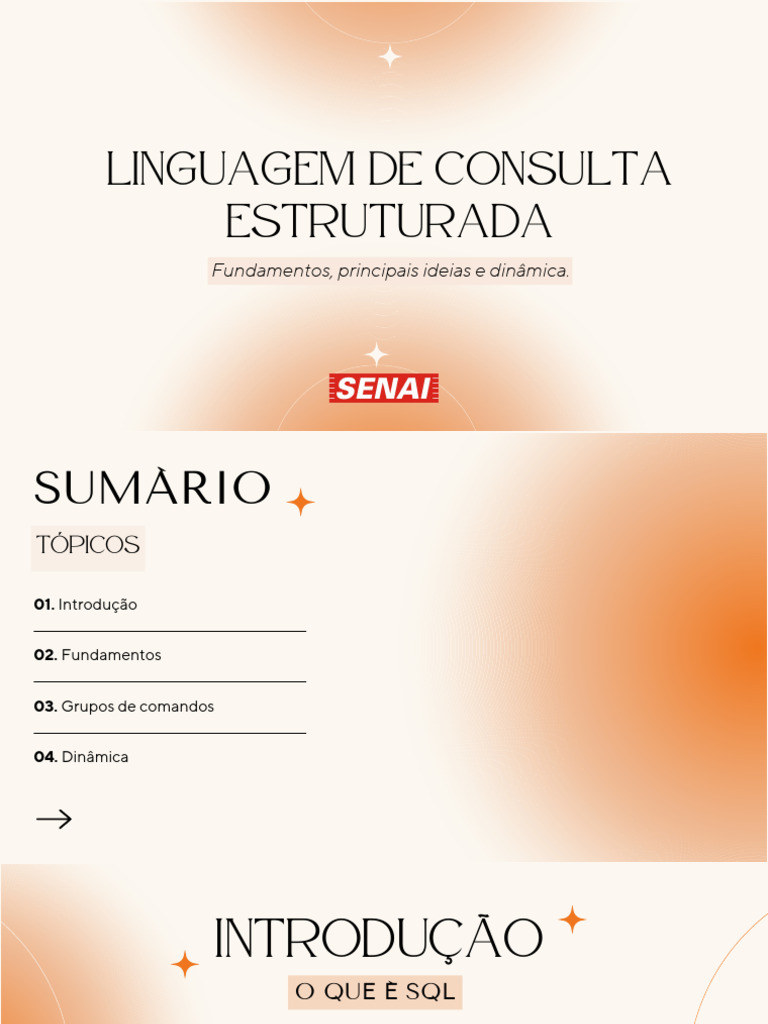 Fundamentos e Comandos do SQL | PDF | SQL | Métodos e Materiais de Ensino