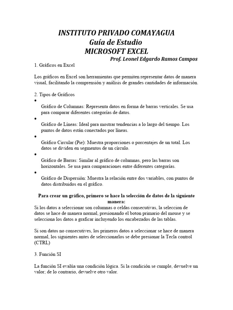 Guia de Informatica III Parcial | PDF