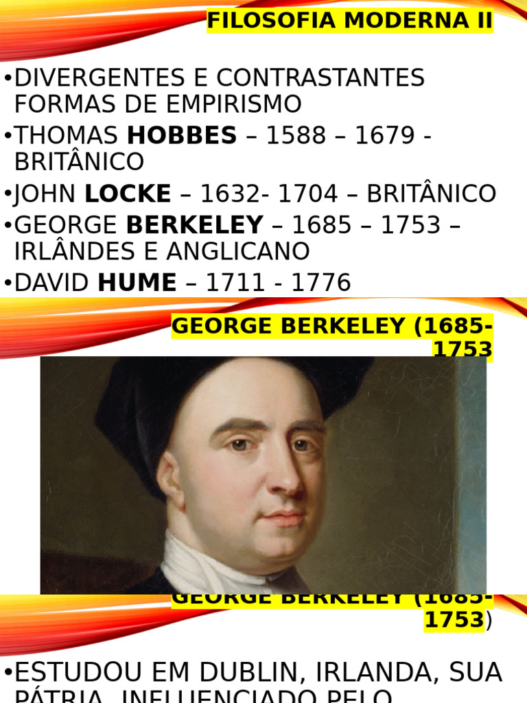 Berkeley Empirismo Filosofia Moderna Ii | PDF