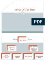 Objectives of the Firm