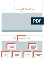 Objectives of The Firm