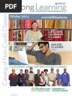 Download Washtenaw Community College Winter 2012 Catalog of Non-Credit Classes by more2lrn SN77066938 doc pdf