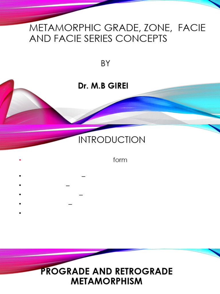 Metamorphic Grade, Zone, Facie and Facie Series | PDF
